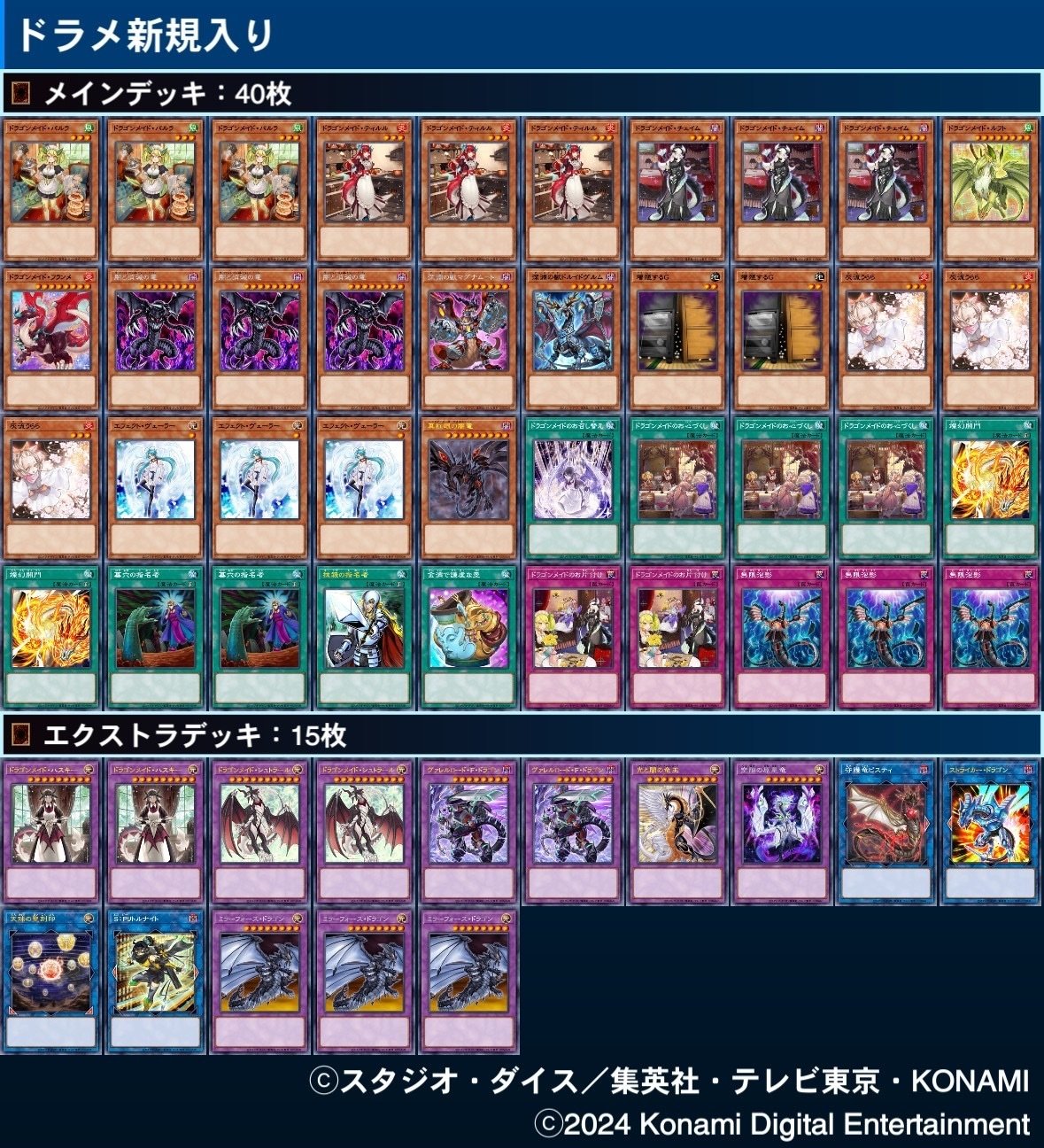 遊戯王OCG】ドラゴンメイド考察メモ｜すいみん