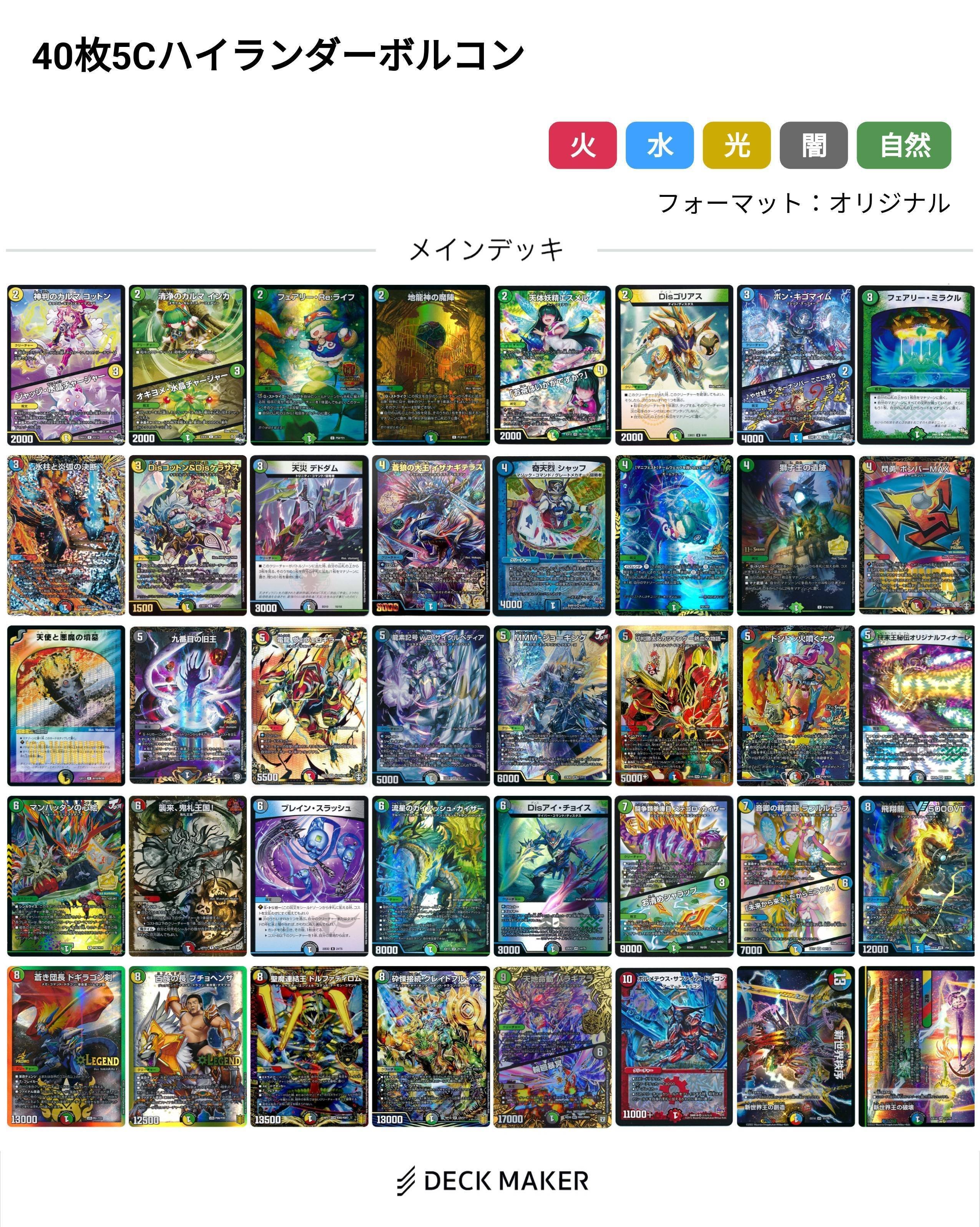 値下げ！お得！！4Cハイランダーボルコン(ボルメテウスコントロール