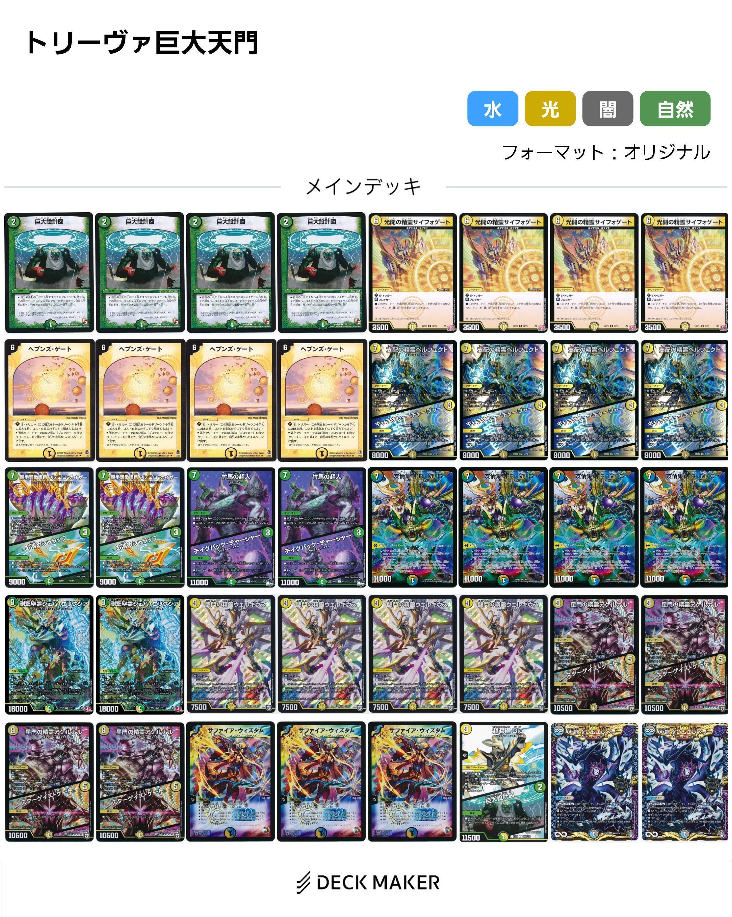 新弾デッキを考えよう:トリーヴァ巨大天門｜富山大学TCG研究会