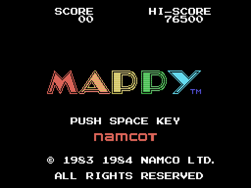 GFX マッピー（namco/MSX）をもう少しだけなんとかしたい…｜やぢおぅ