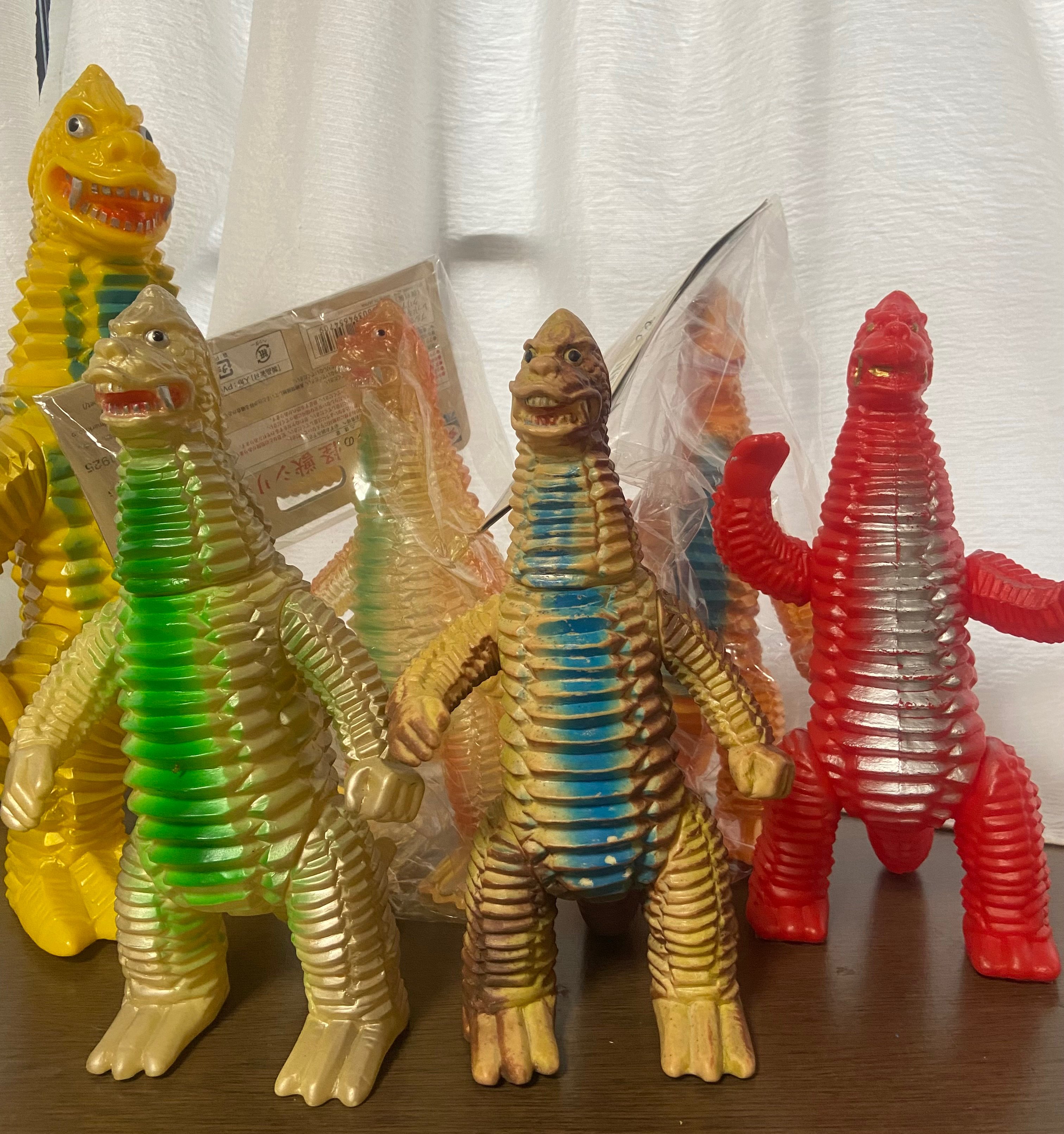 レッドキング 当時物マルサン製&ブルマァク復刻製 スタンダード