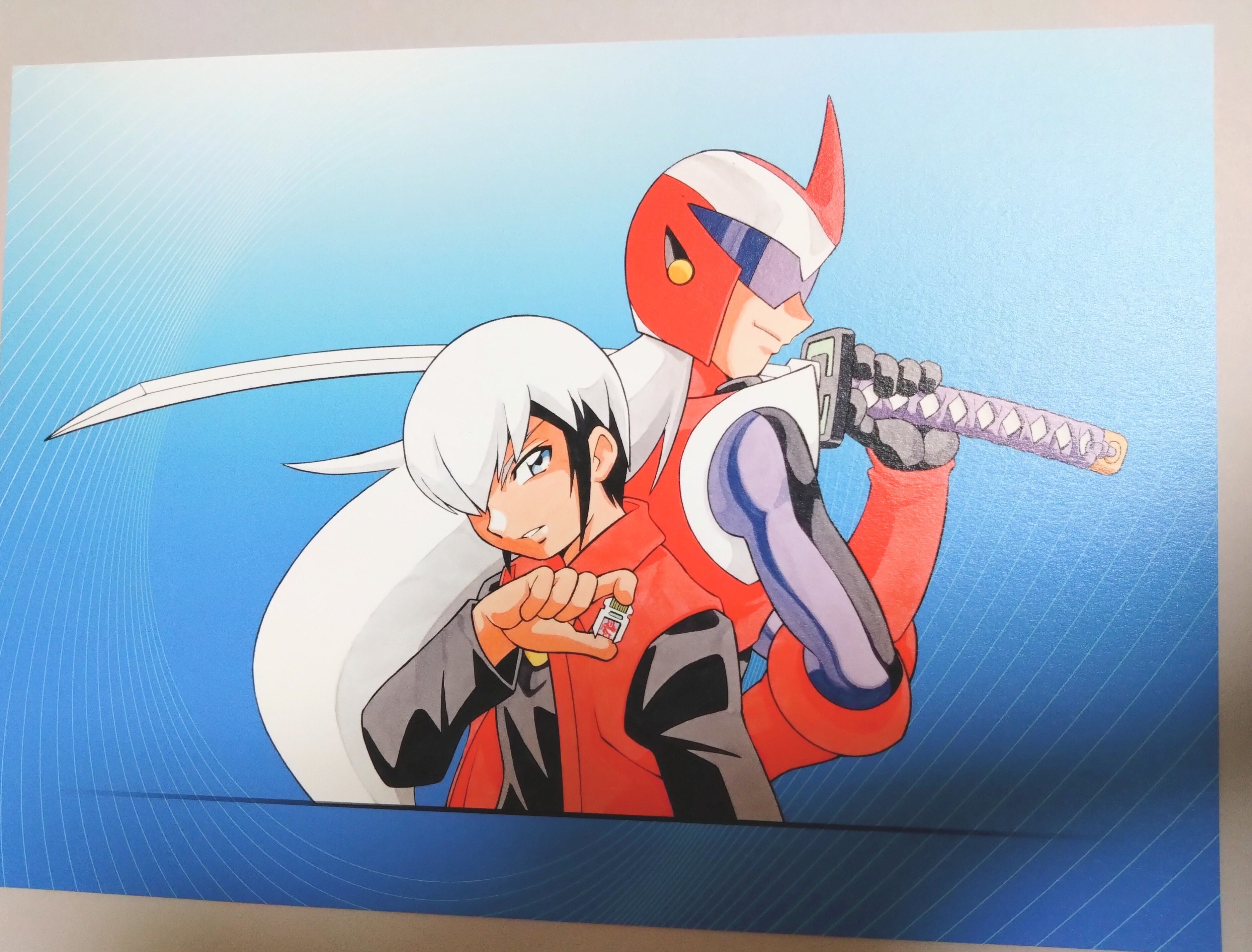 ロックマンワークスSSR 限定特典複製原画5枚｜えびまよ