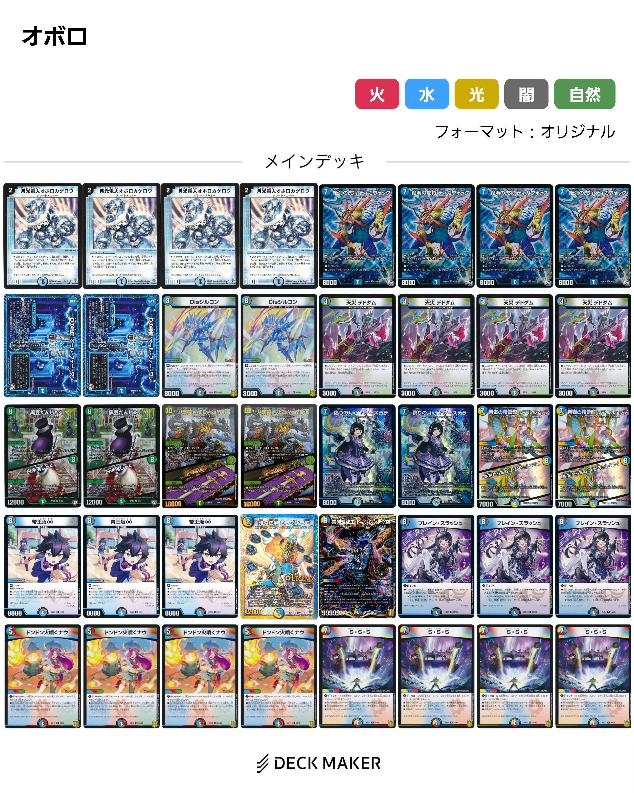 AFO型】デュエプレ33弾AD環境の5cオボロティガウォックに関する調整記