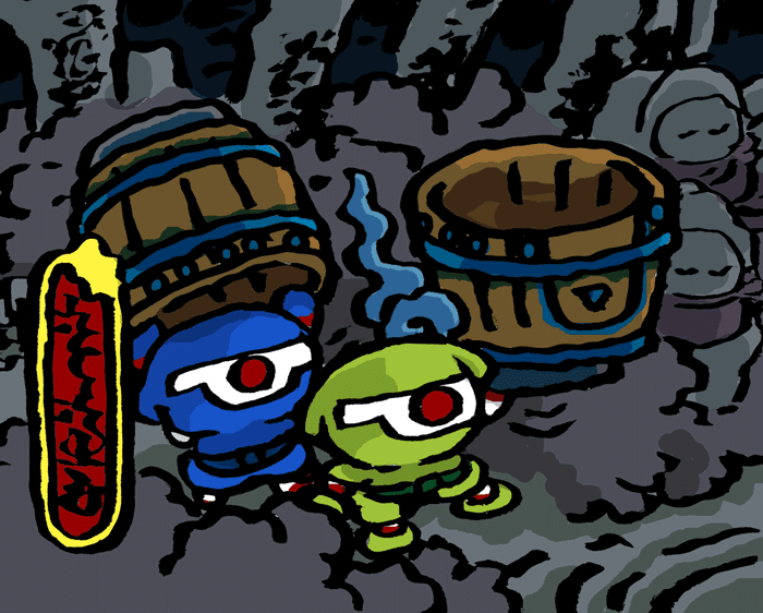 浮かんでる桶のやつ｜氷厘亭氷泉