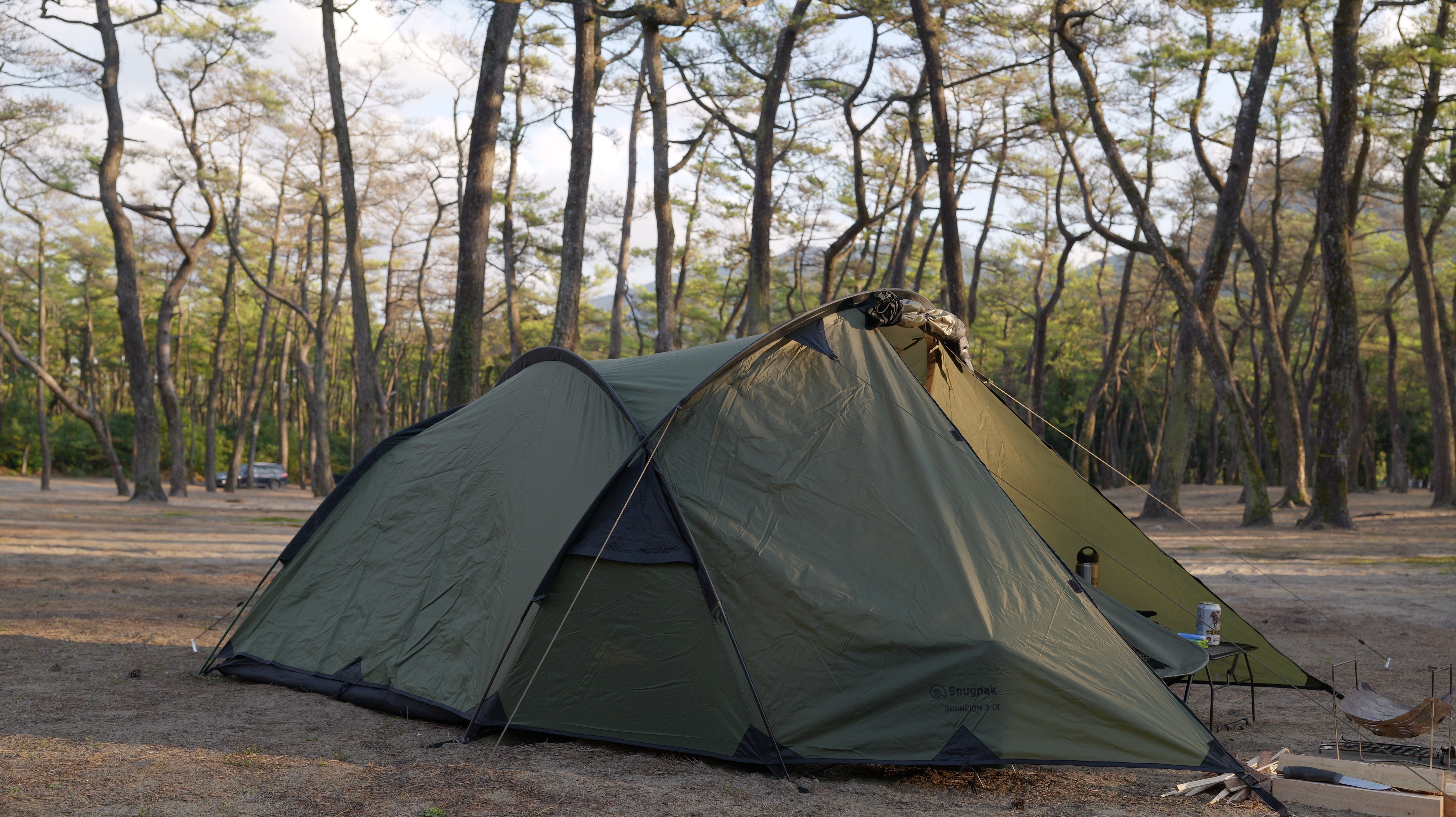 キャンプギア紹介#01/テント】Snugpak Scorpion3｜けい