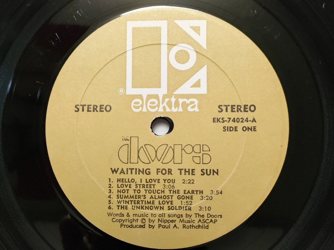 Waiting For The Sun】(1968) Doors 遺品整理で流れてきた日本ビクター