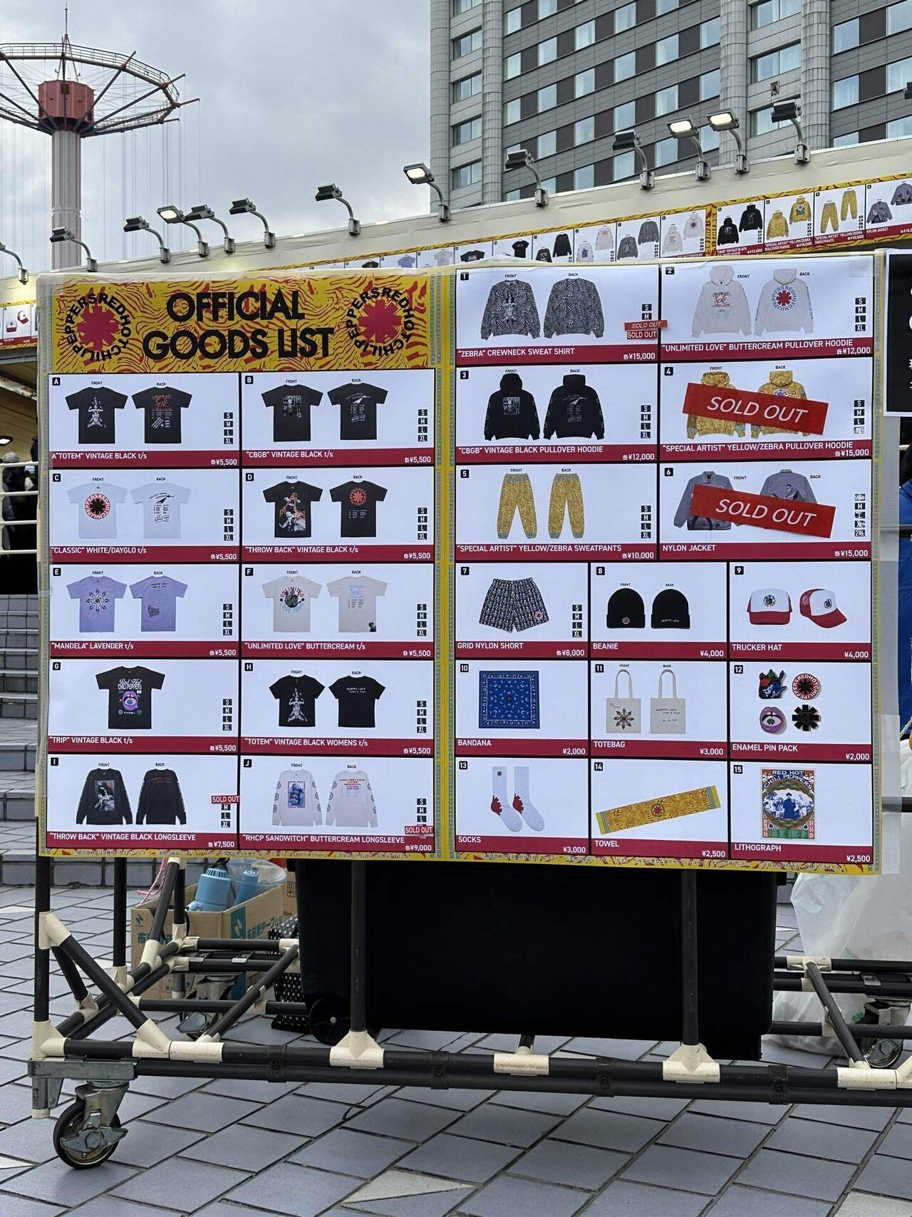 Red Hot Chili Peppers 東京ドームに行ってきたぞ！｜オバッチ