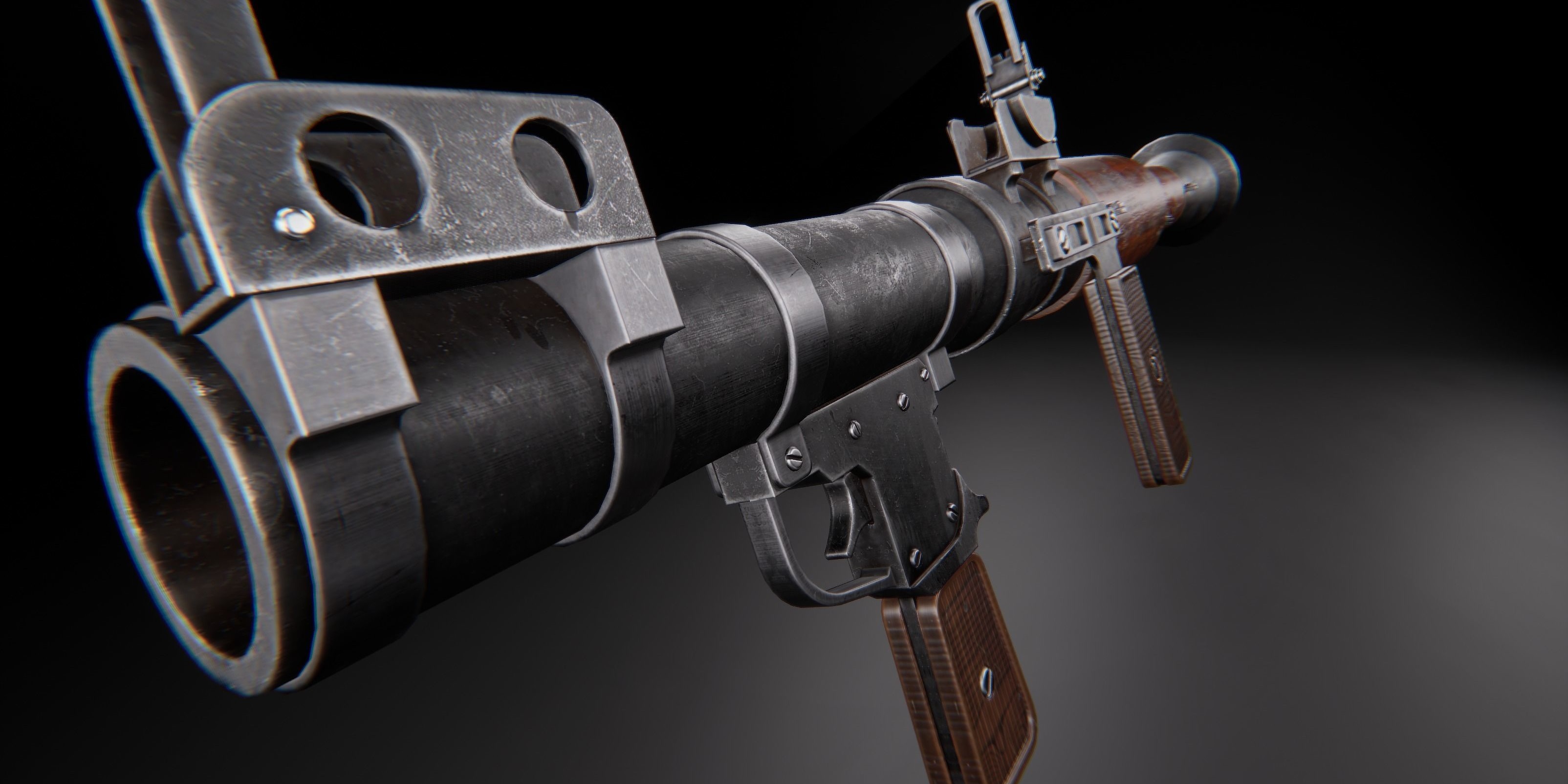 フルスクラッチ RPG-7 ロケットランチャー 3Dプリンター 成形 P フル