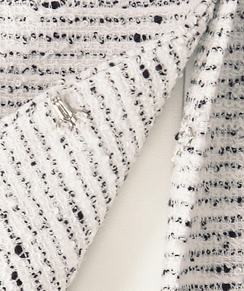 PLST(プラステ)の「PLST スラブツイードジャージーキーカラー