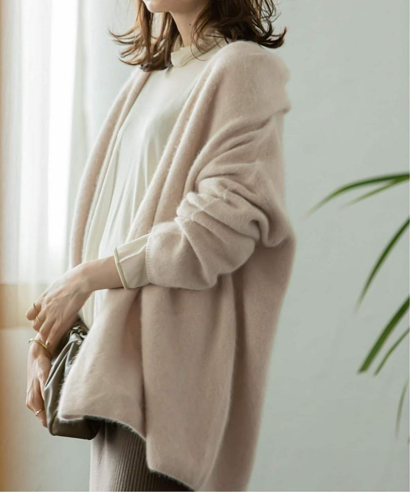 NOBLE(ノーブル)の「ラクーンニットオーバーカーディガン◇（NOBLE