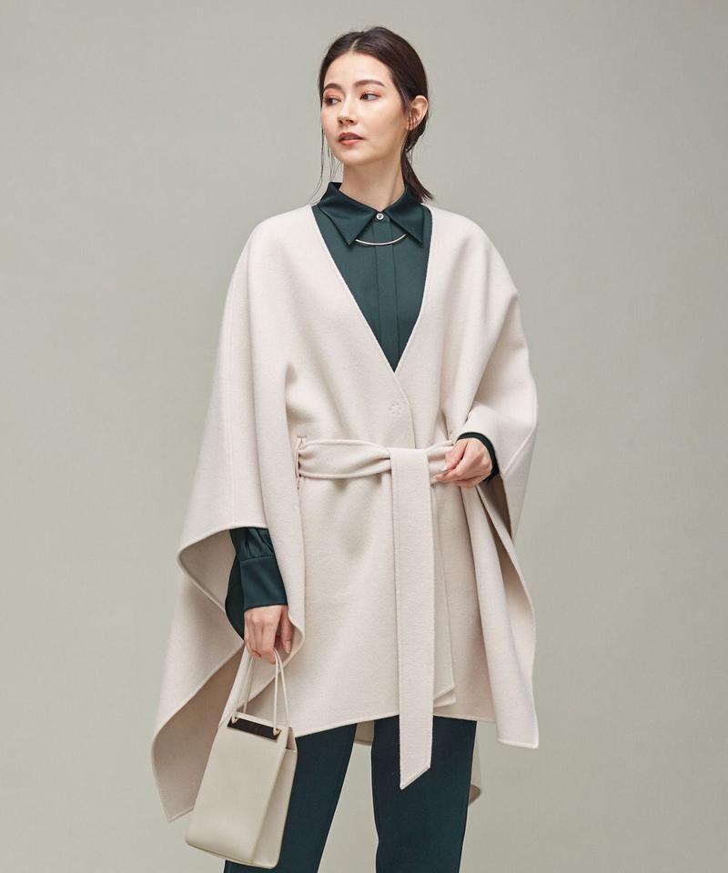 ICB(アイシービー)の「【マガジン掲載】ウールリバー ポンチョ（番号