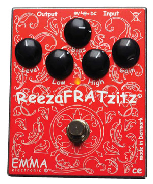Emma RF-2 ReezaFRATzitz Pedal Review: Top Distortion - Premier Guitar