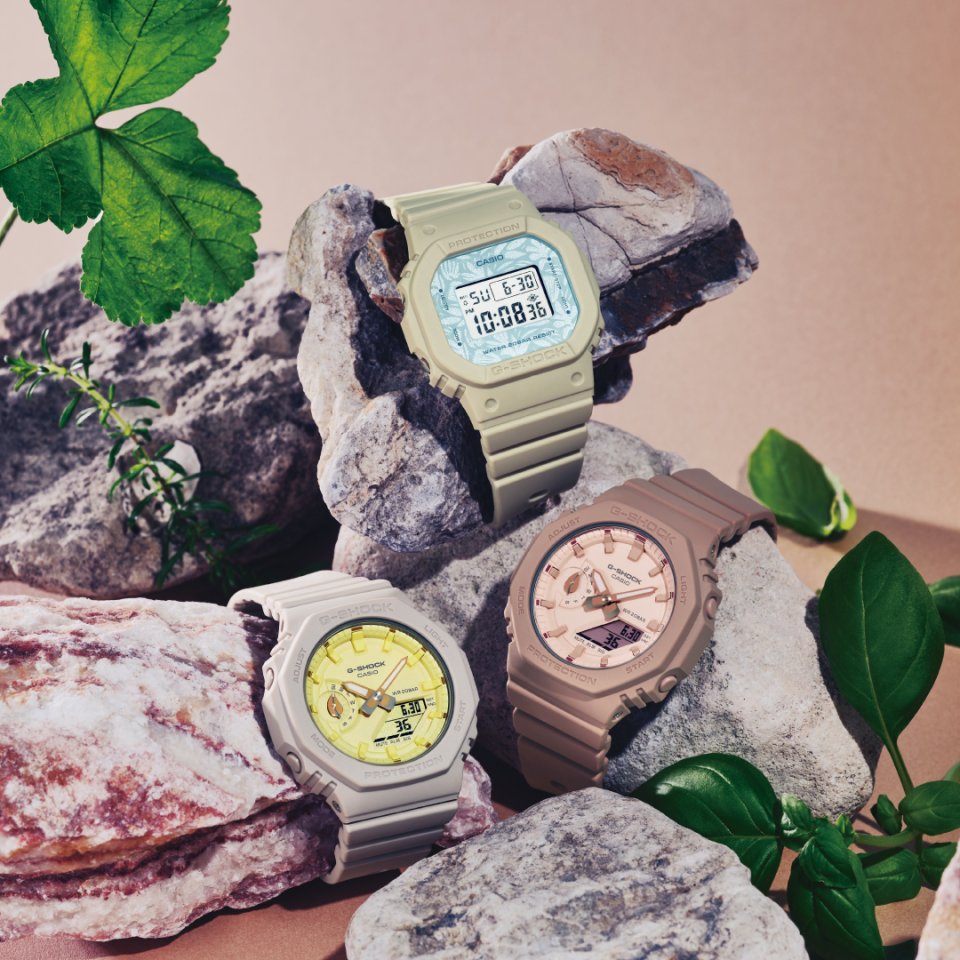 G-SHOCK” 「NATURE'S COLOR」～ストレスフリーなライフスタイルと調和