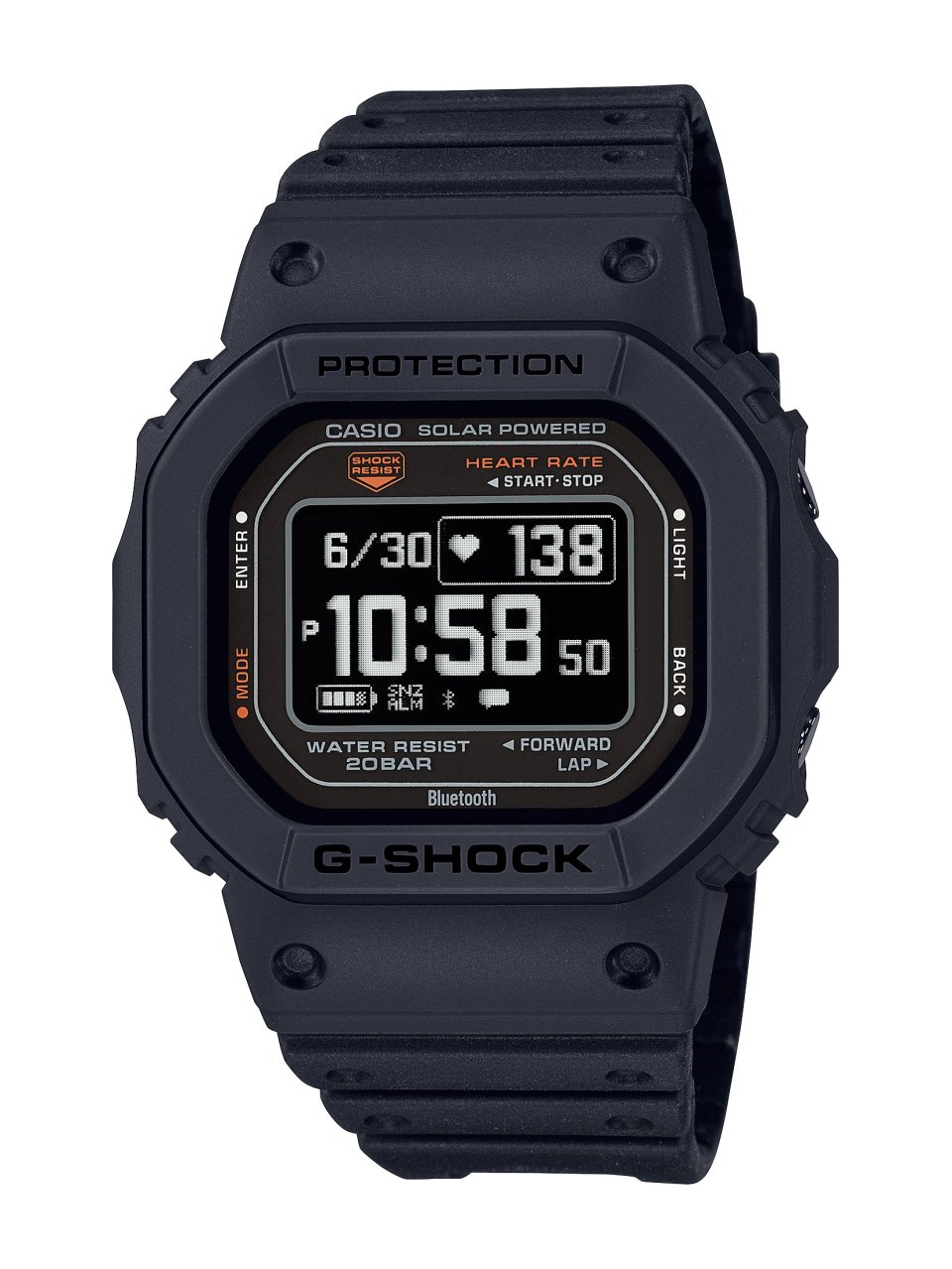 G-SHOCK”が 初号機の角型フォルムに心拍計測機能を搭載したモデルを
