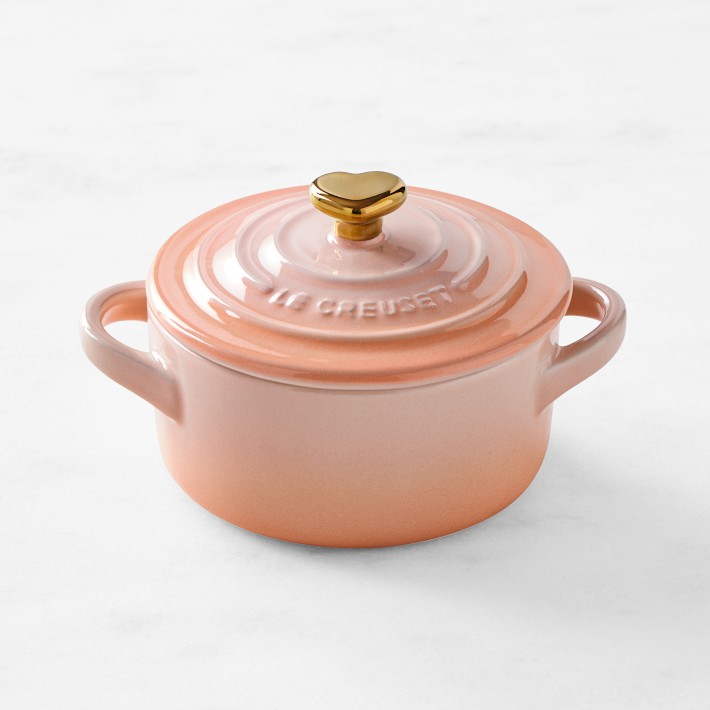 Le Creuset Mini Cocotte Heart Knob, 8-oz | Williams Sonoma
