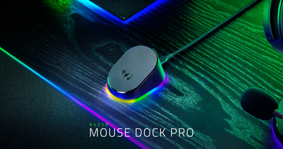 Wireless Mouse Charging Dock with 8K Hz Polling Rate - Razer Mouse