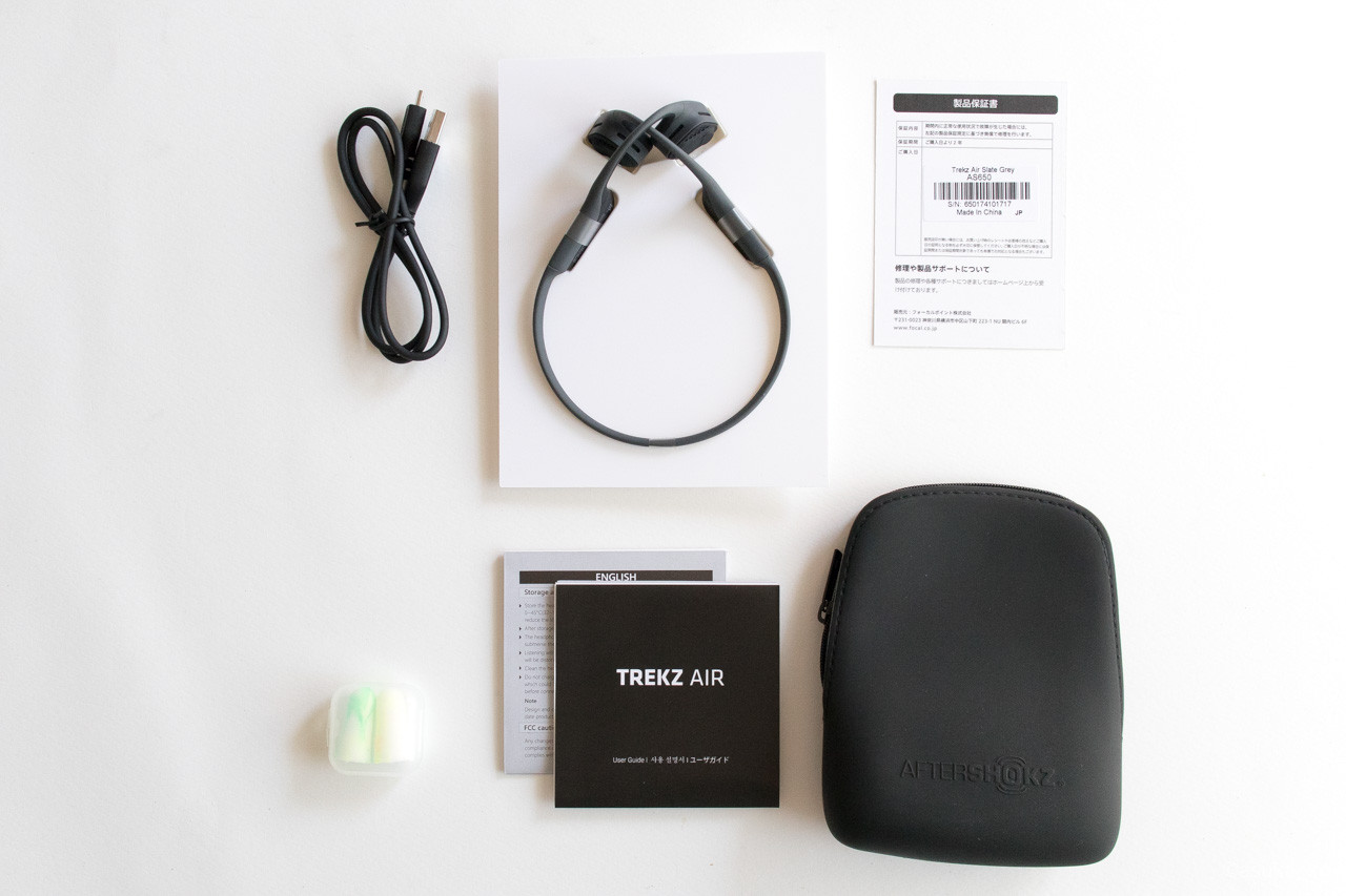 レビュー] 骨伝導ワイヤレスヘッドホン「AfterShokz TREKZ AIR」、音
