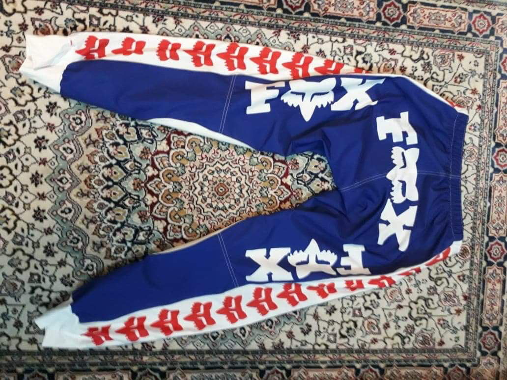 Rick Johnson Vintage Fox Honda Motocross Pants Blue – Apace Racing