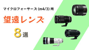 2026年最新】マイクロフォーサーズ(m4/3)の望遠レンズおすすめ8選