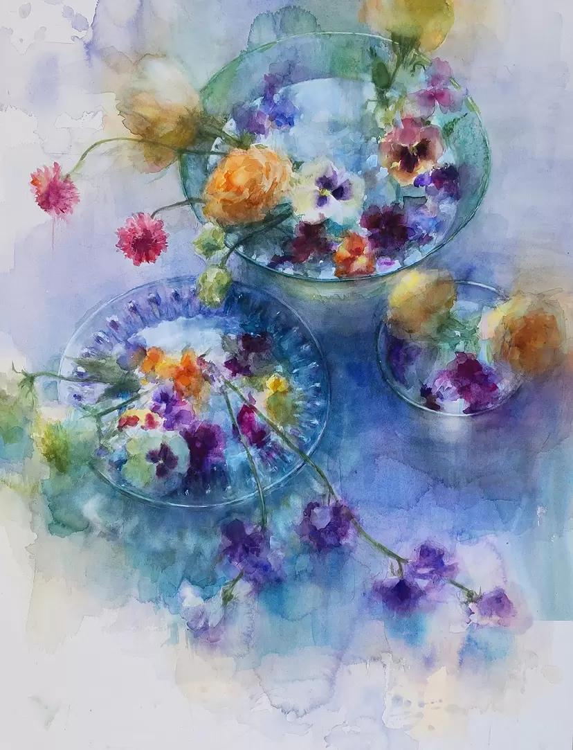 永山裕子 水彩画展「水の上で歌う」 | ArtSticker