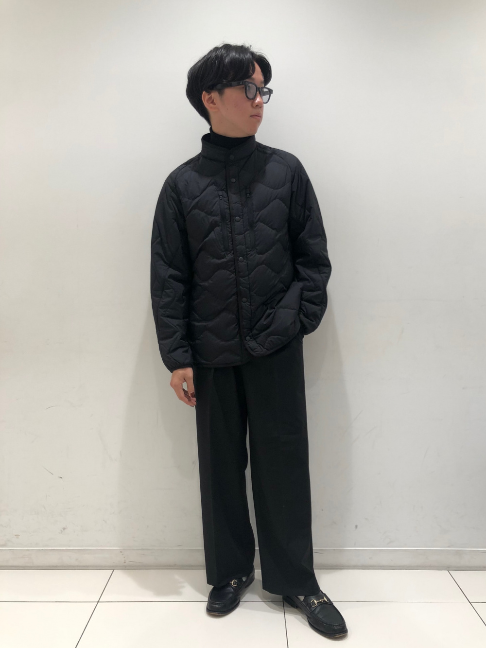 ユーティリティショートブルゾン、リサイクルハイブリッドダウン