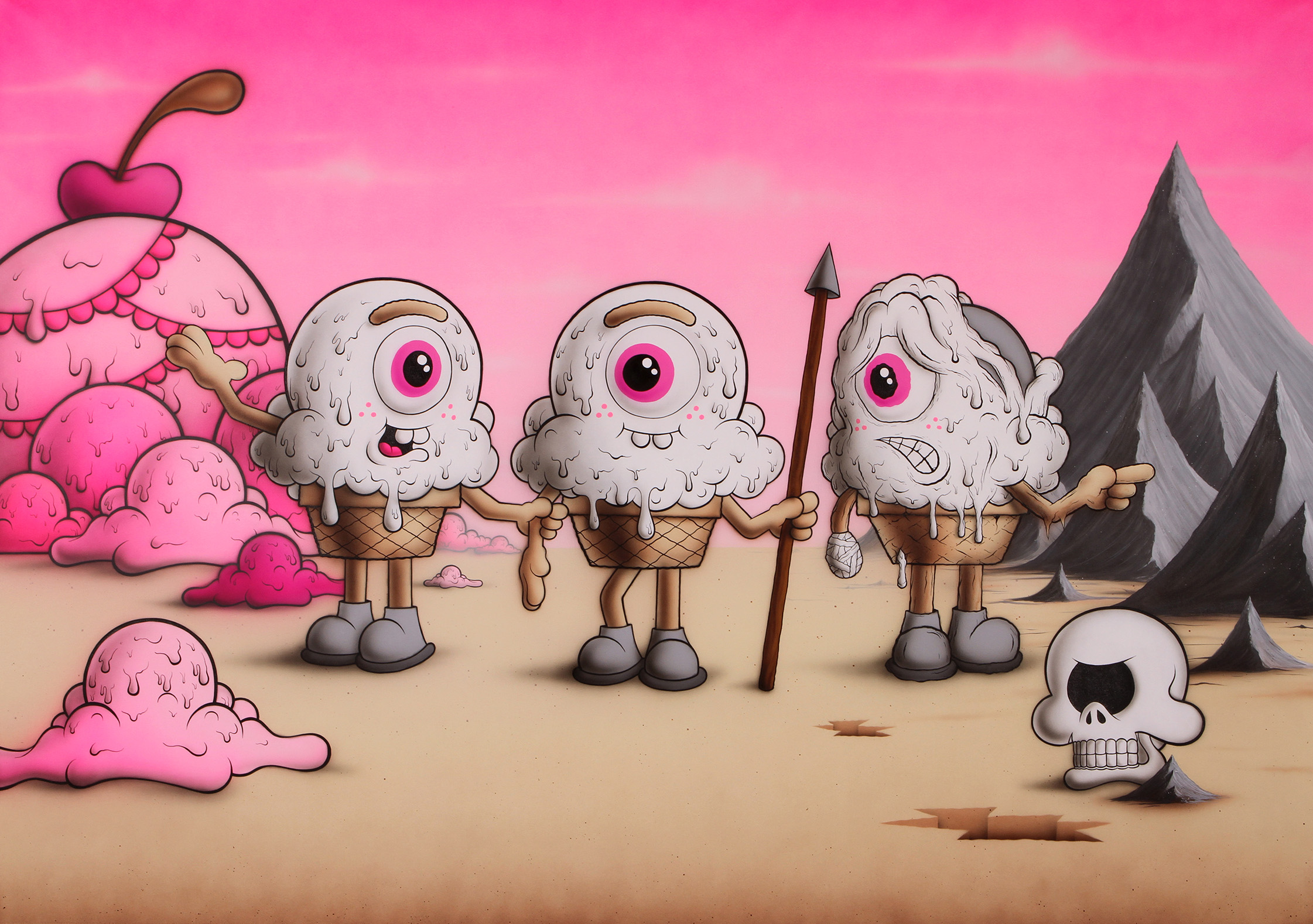 FLOOD - Buff Monster: Tickled Pink