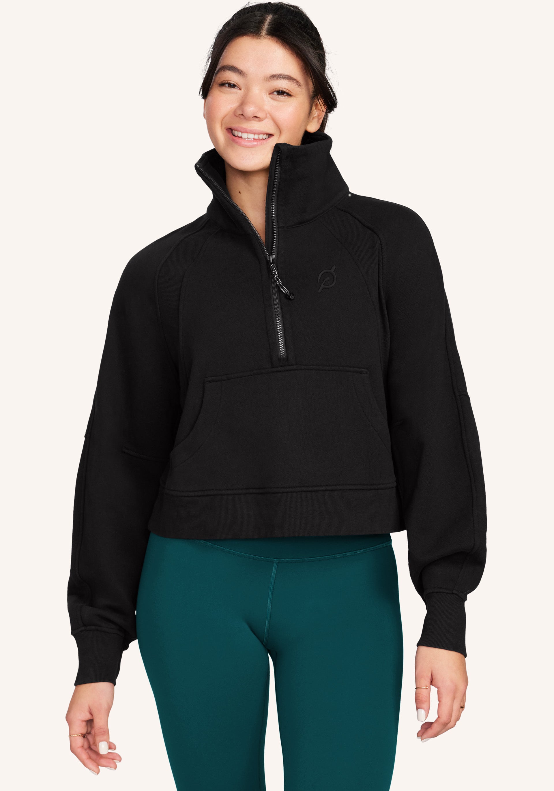 Scuba Oversized Funnel-Neck Half Zip – Peloton Apparel US