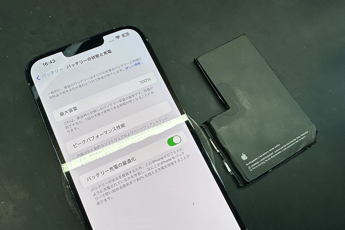 研究報告] iPhone 13 Pro Max バッテリーに関する重要なメッセージを