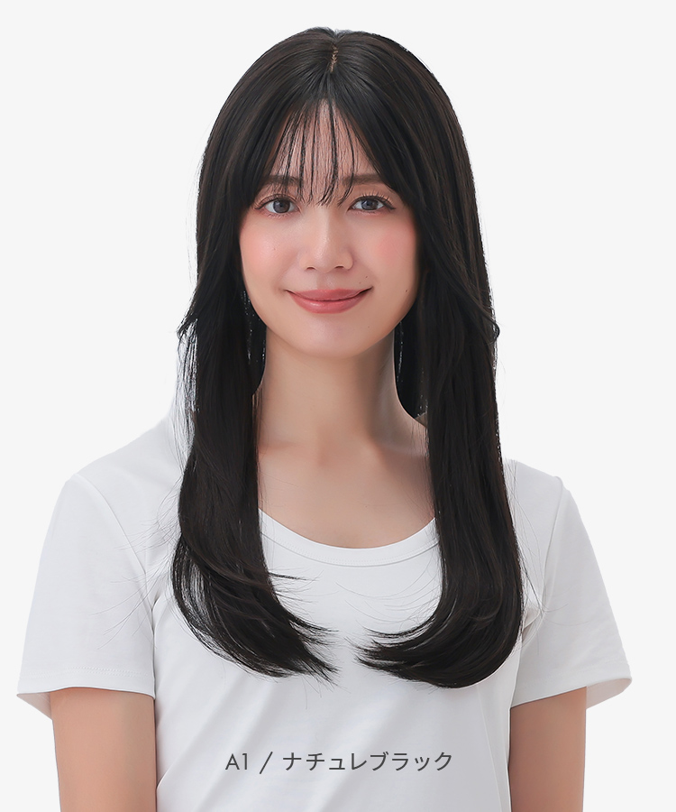 ウィッグ ロング/フロント手植え オンリーワンカールロング [wg347]