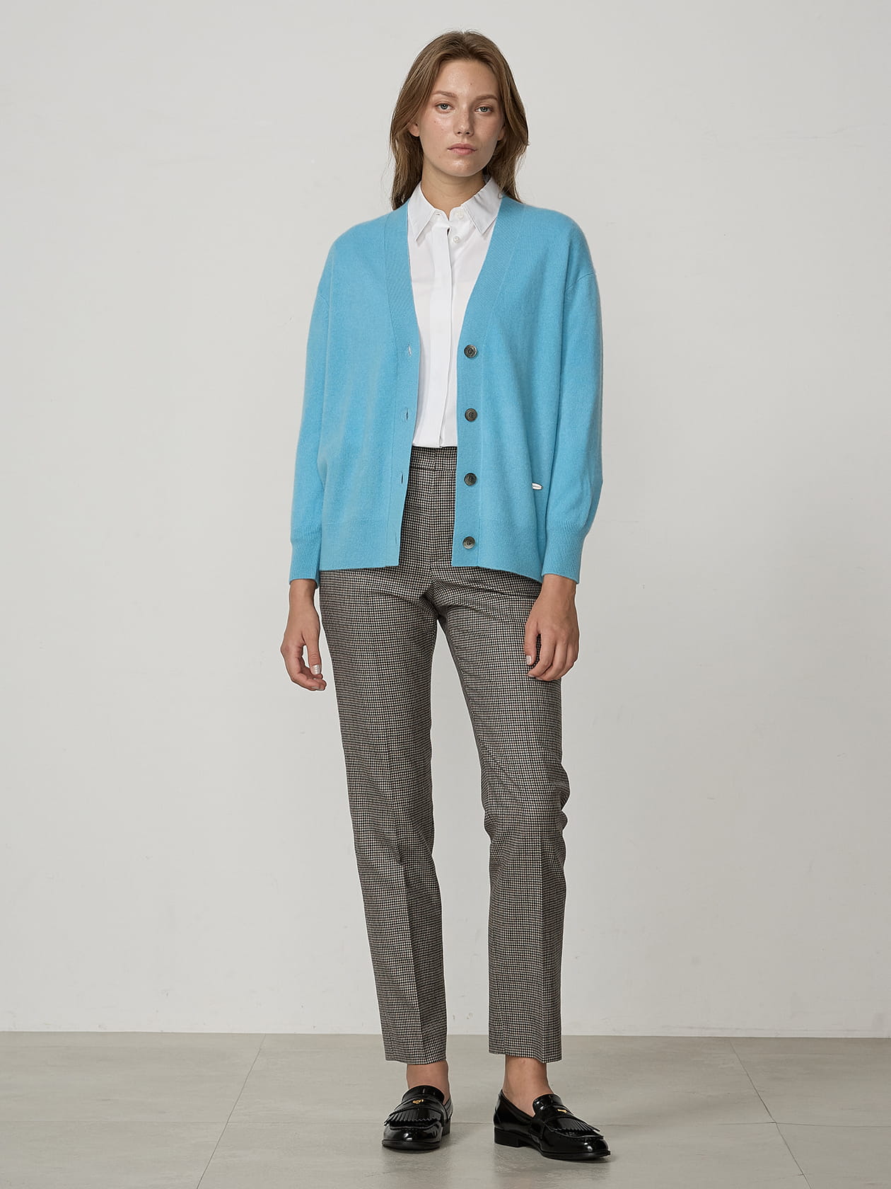 カシミヤカーディガン