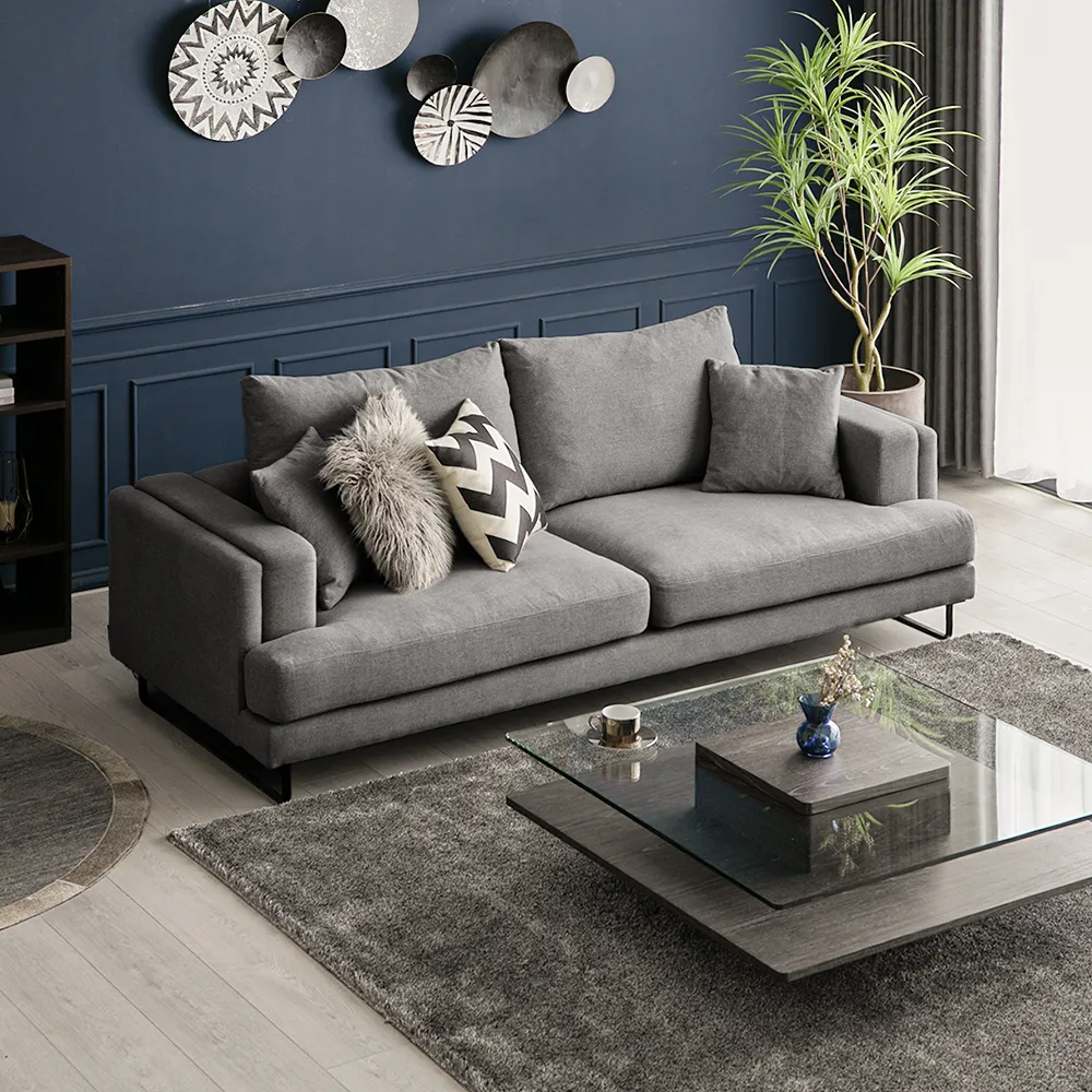 ayustat】アルモニアグレー 1人掛けソファ クッション付き アルモニア