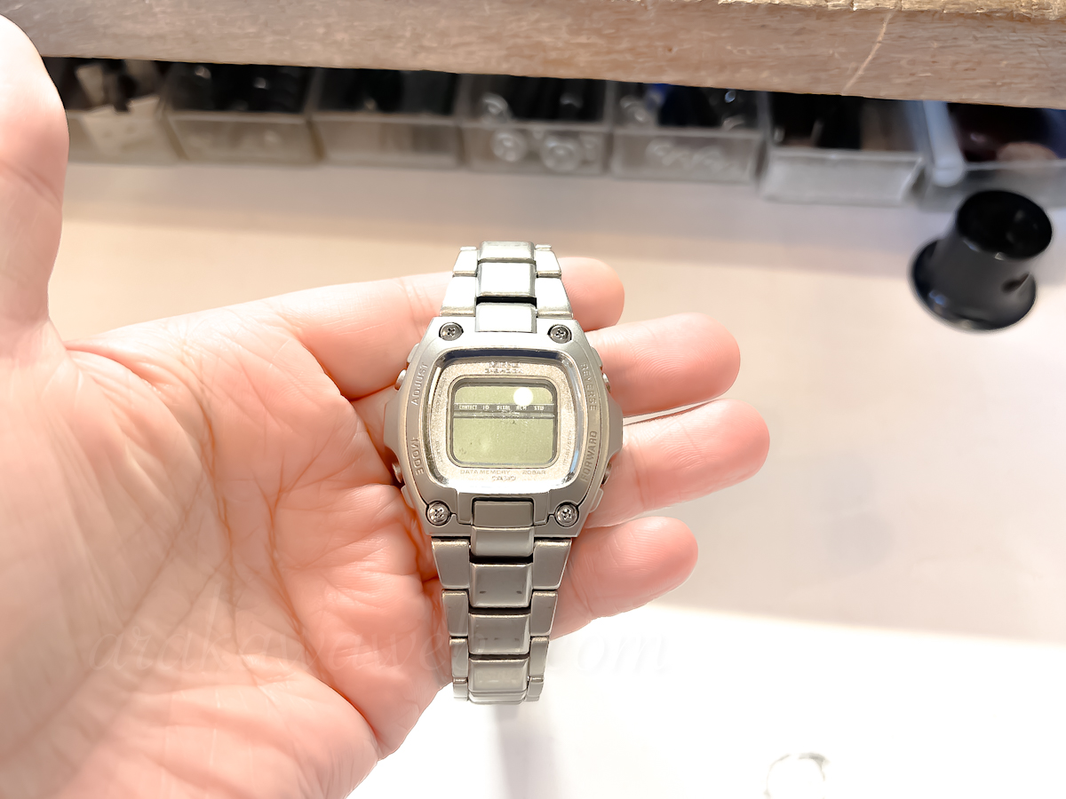 G-SHOCK MR-G MRG-210T(1673)電池交換しました。まだまだ使い回せます