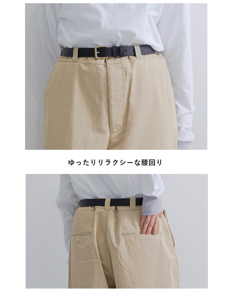 chimala チマラ チノ トラウザー パンツ cs39-wp15-rf レディース