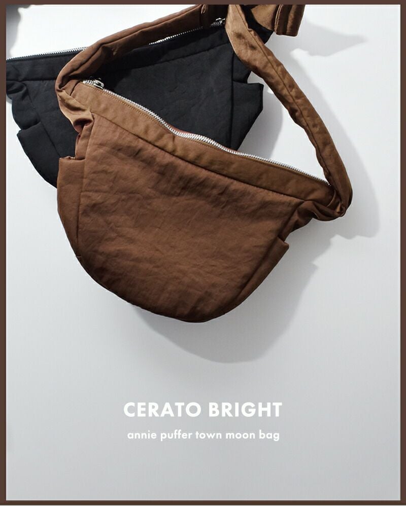 ITTI イッチ 撥水 三日月型 ショルダーバッグ ANNIE PUFFER TOWN MOON