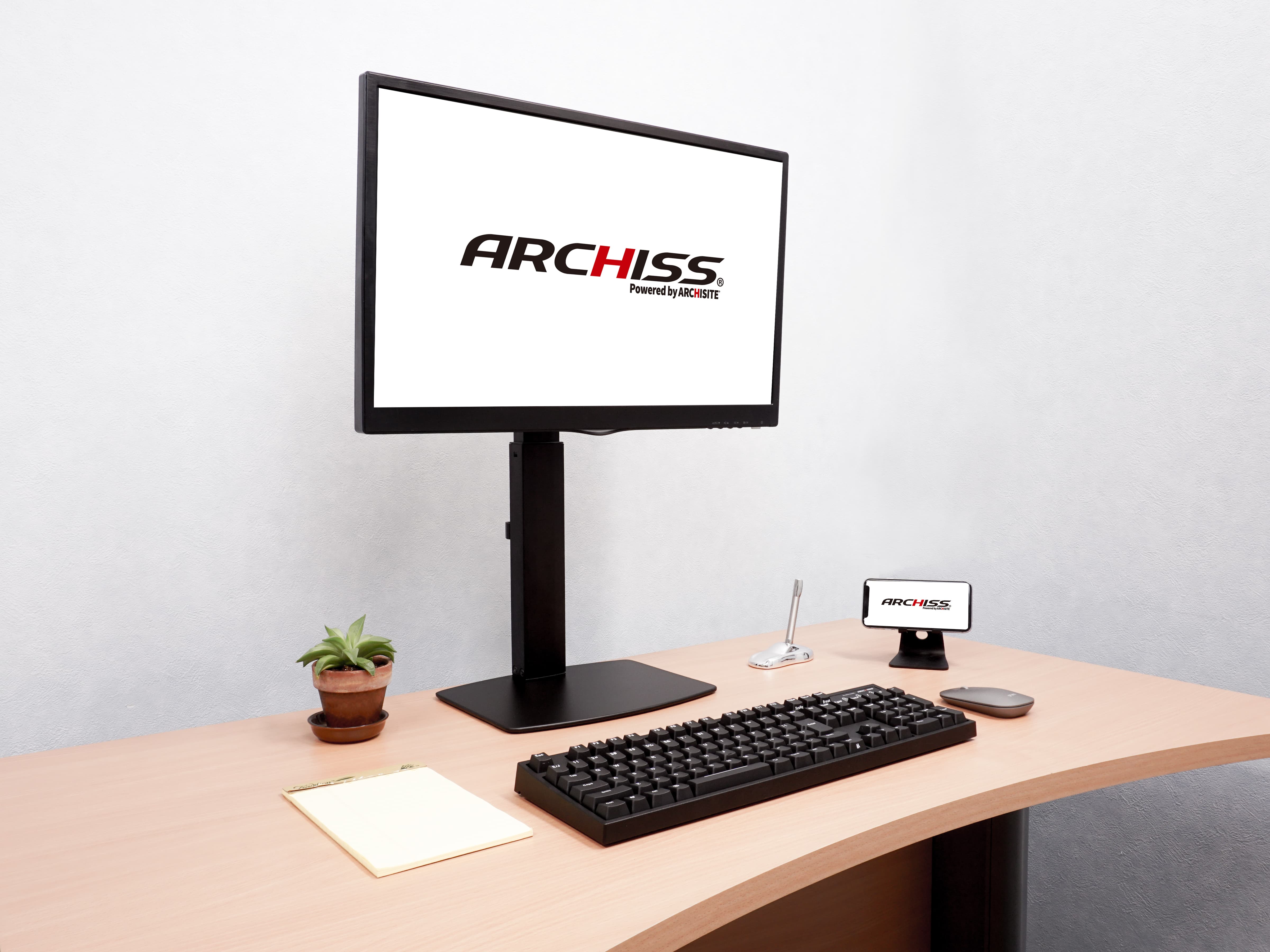 ガス式 昇降 液晶モニタースタンド AS-MABT01 - 株式会社アーキサイト