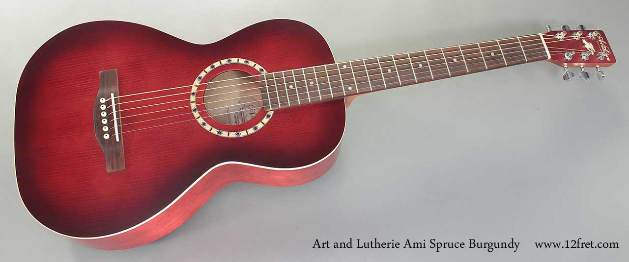 Art and Lutherie Ami Spruce Burgundy | archive.12fret.com