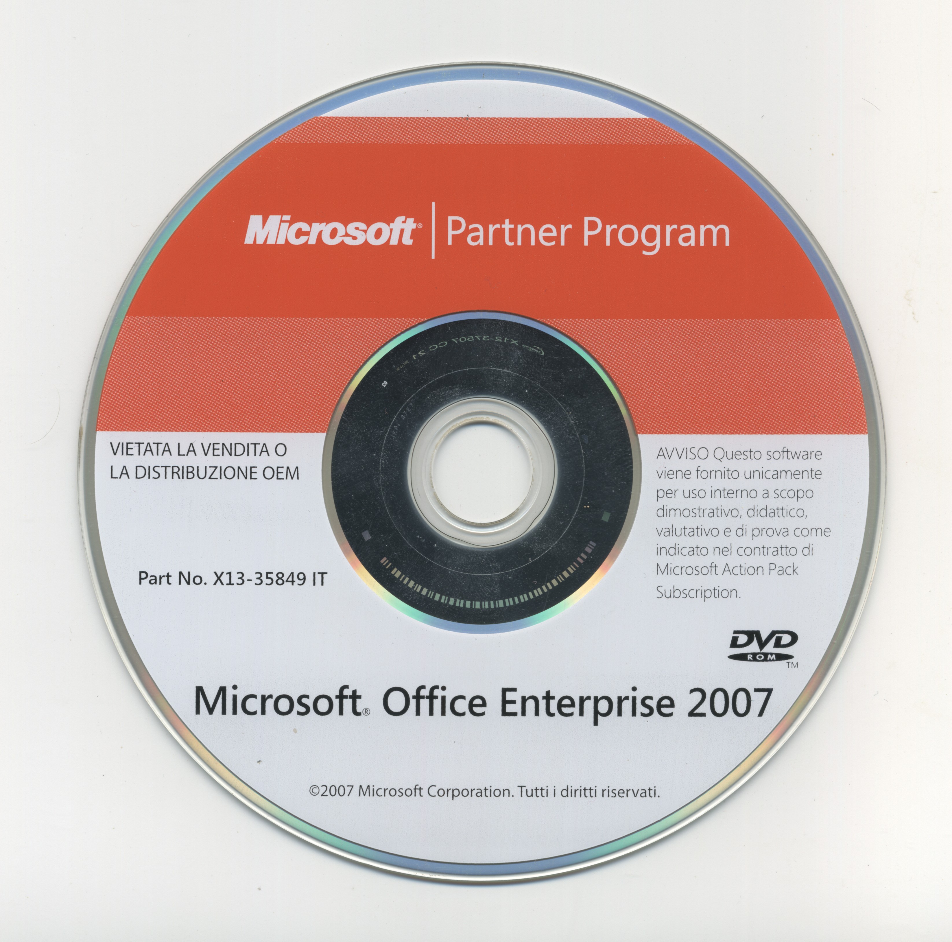 Microsoft Office Enterprise 2007 (DVD) [Italian] [X13-35849 IT