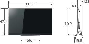 仕様表/49V型BZ710X｜テレビ｜REGZA：東芝