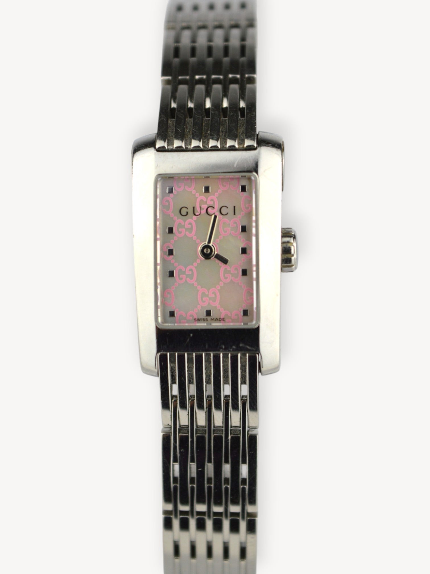 Gucci 8600L Guccissima Watch Silver – Archives de Luxe