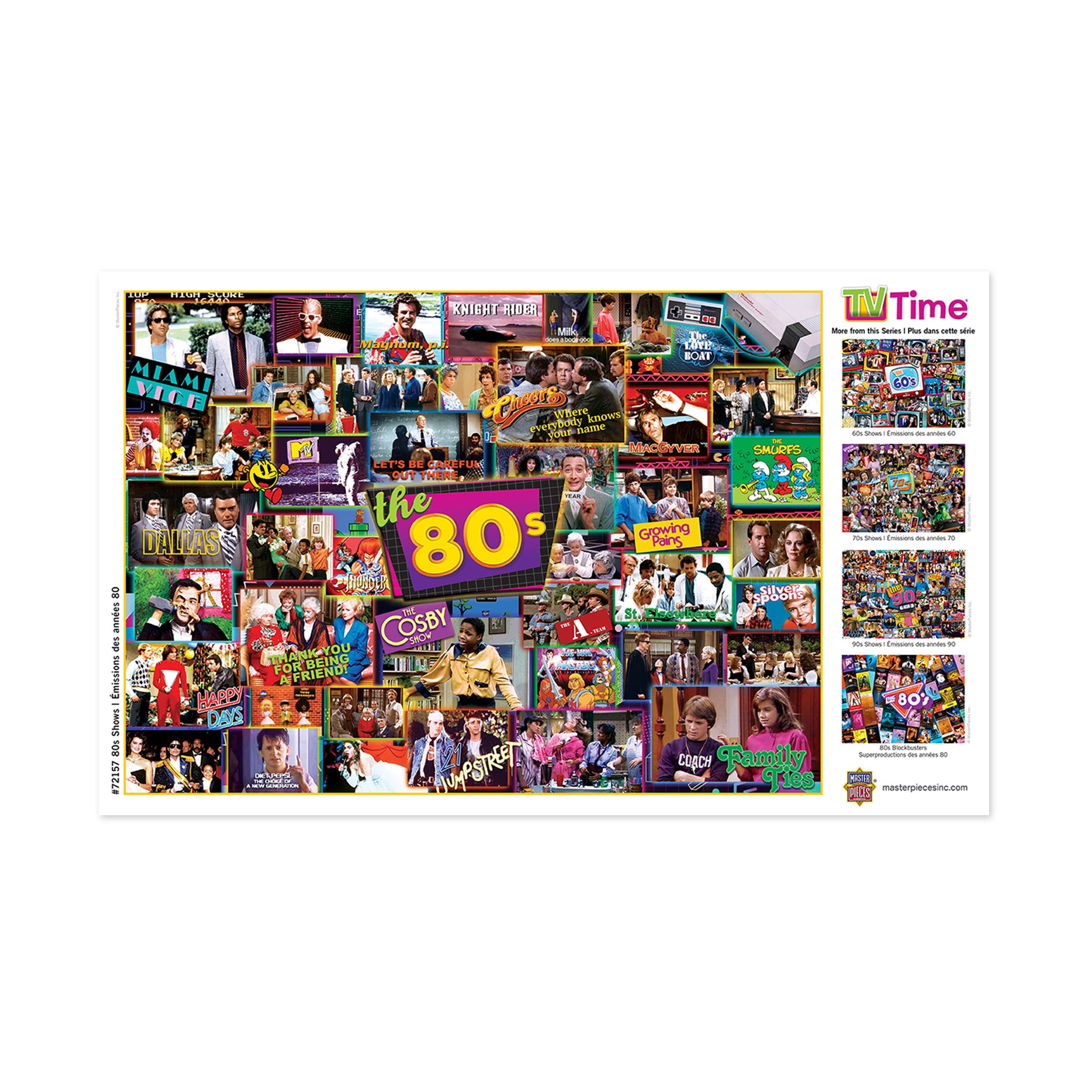 TV Time - 80s Shows: 1000 Pcs | Jigsaw Puzzles | AreYouGame