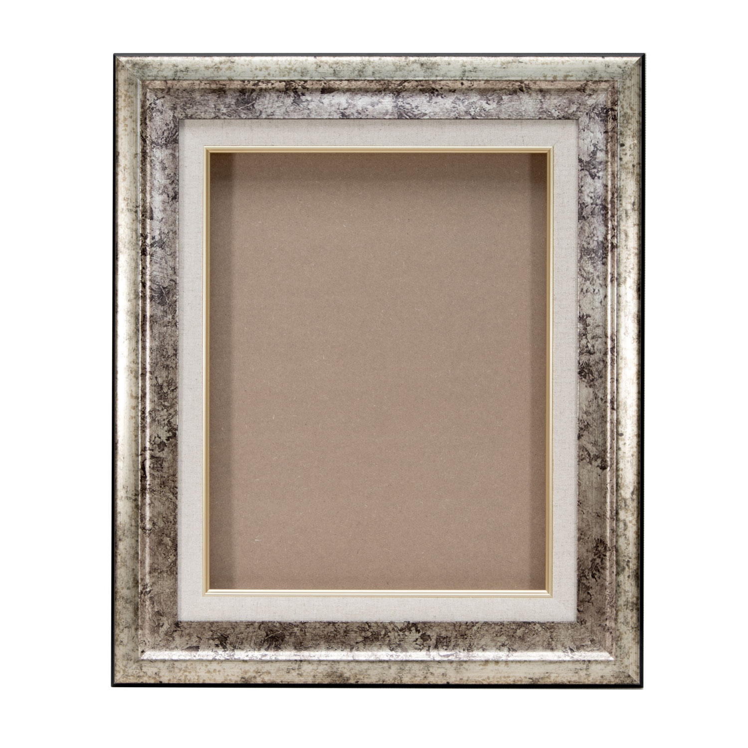 油彩オーダーフレーム 90mm広額縁 茶系アンティークゴールド 132