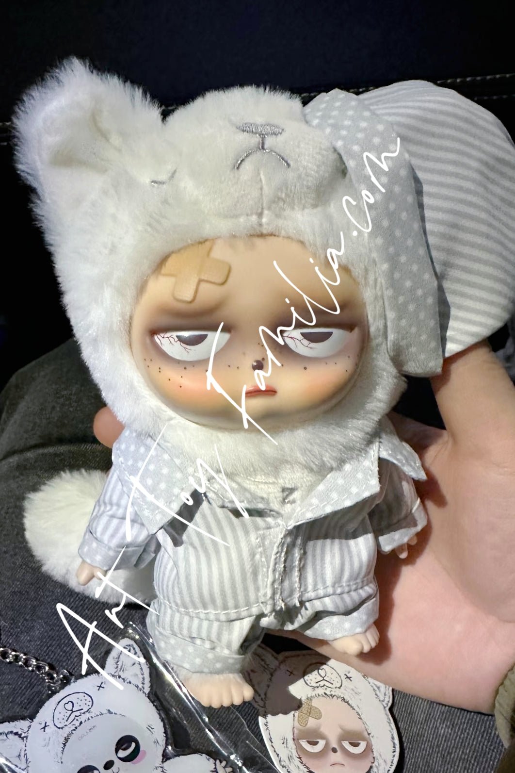Grumpipi Sleepless Grumpipi Series Vinyl Plush Doll - 失眠暴走娃毛