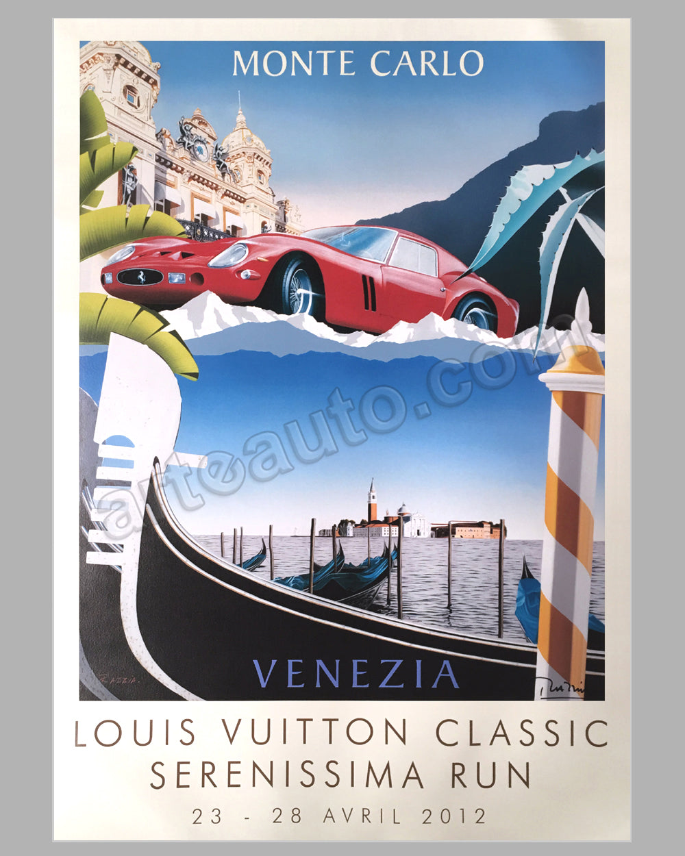Louis Vuitton Classic Serenissima Run 2012 large original poster