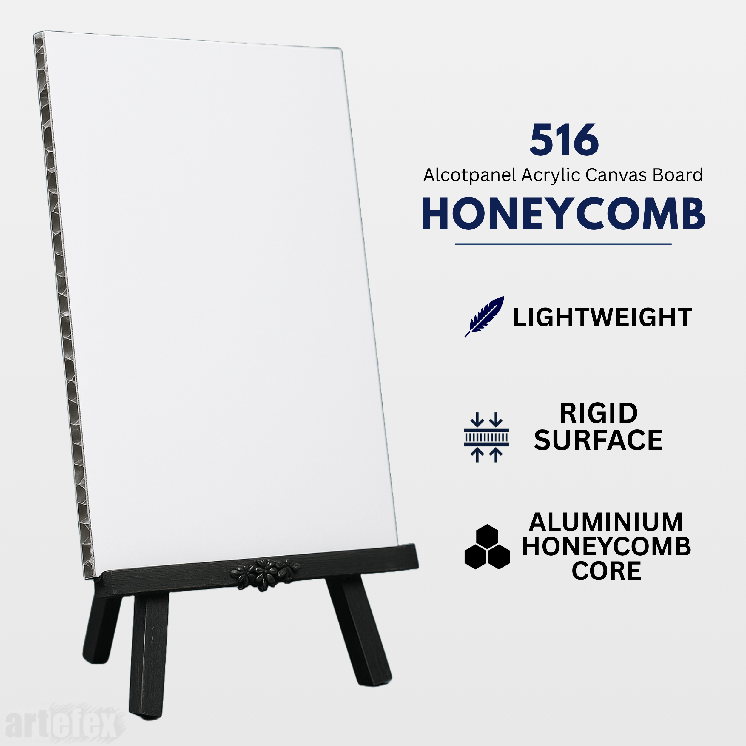Allinpanel Primed Medium Acrylic Honeycomb Panel | Artefex