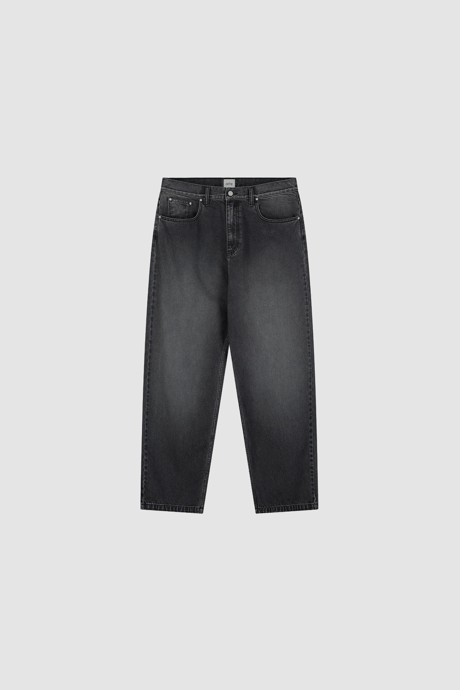 Fade Wash Baggy Pants - Black – Arte Antwerp