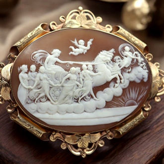 アンティークカメオコレクションを多数掲載しております。カメオ専門店