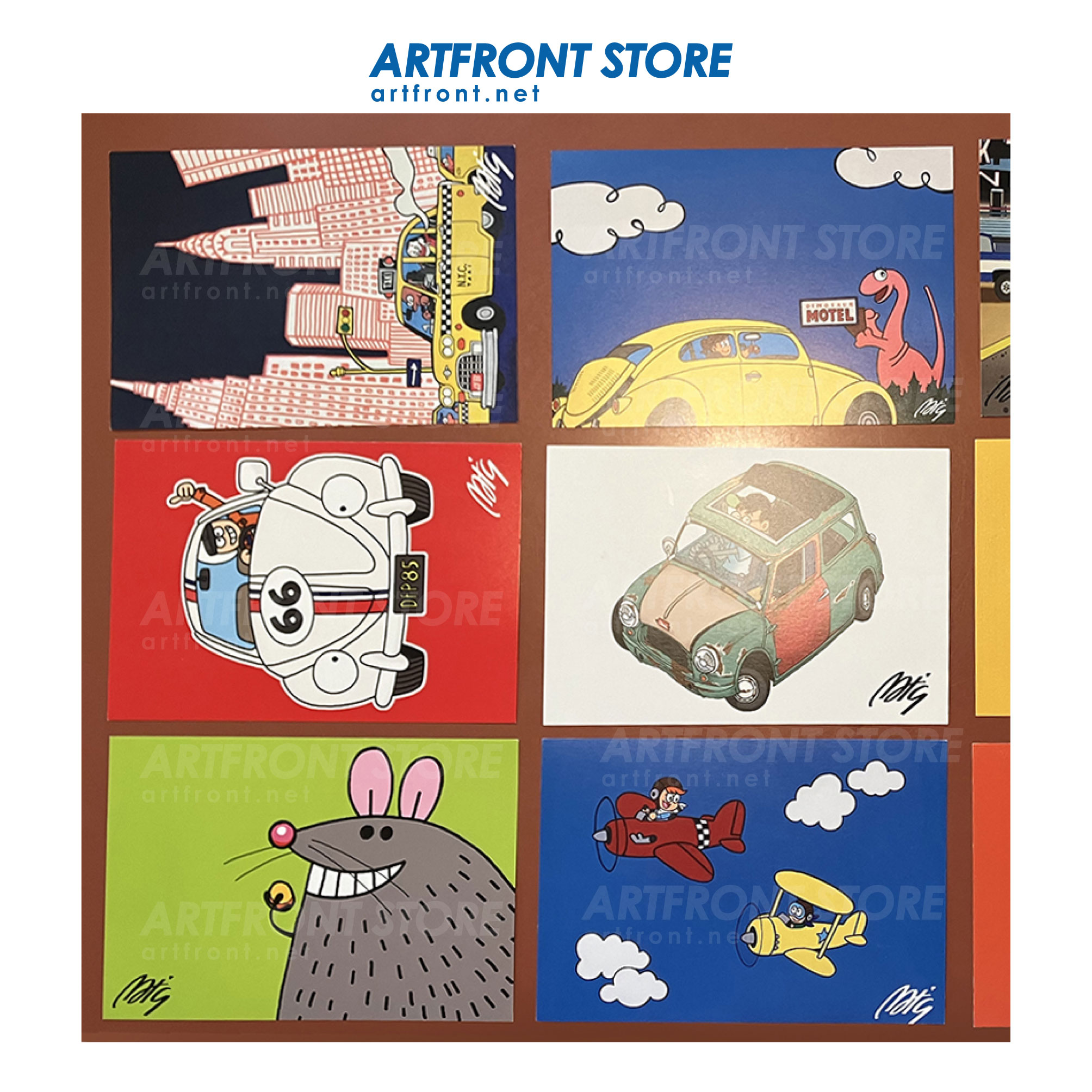 ポストカードAセット（11枚入り） – まつやまたかし ARTFRONT アート