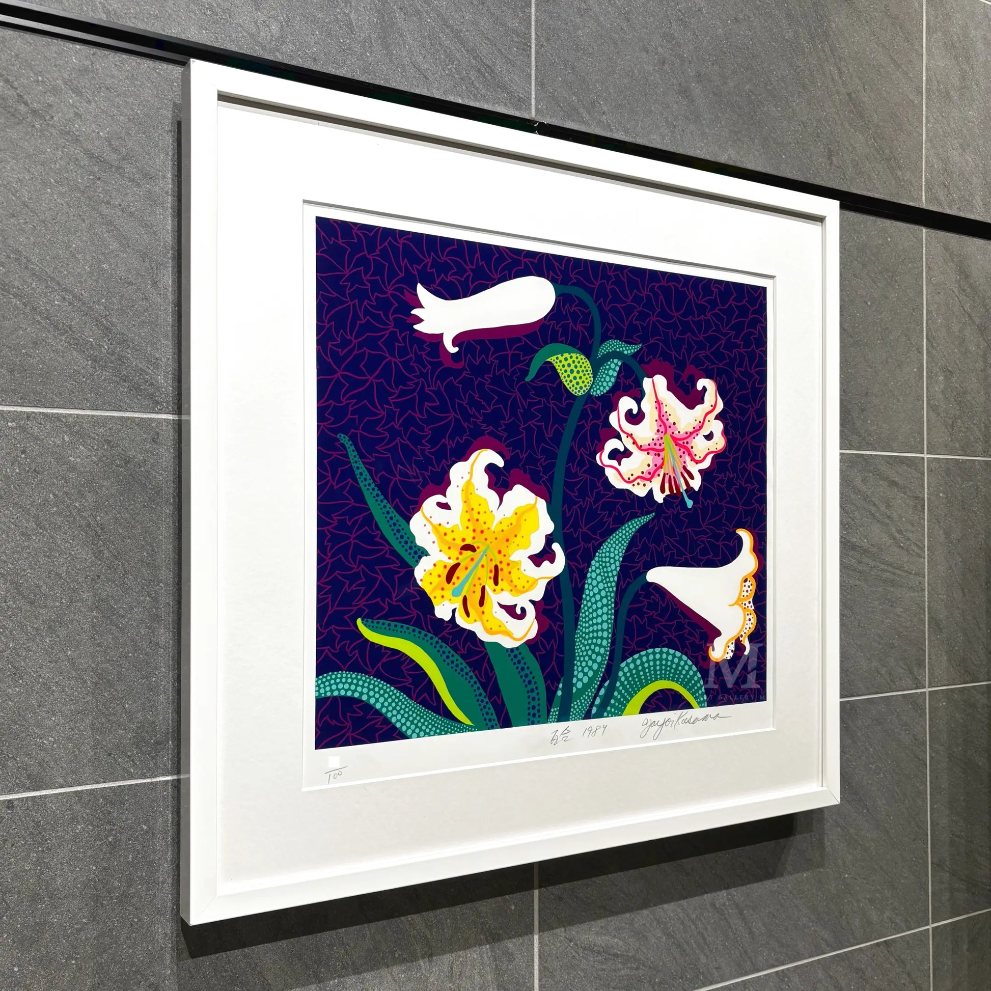 草間彌生 (Yayoi Kusama)｢百合」ART GALLERY M