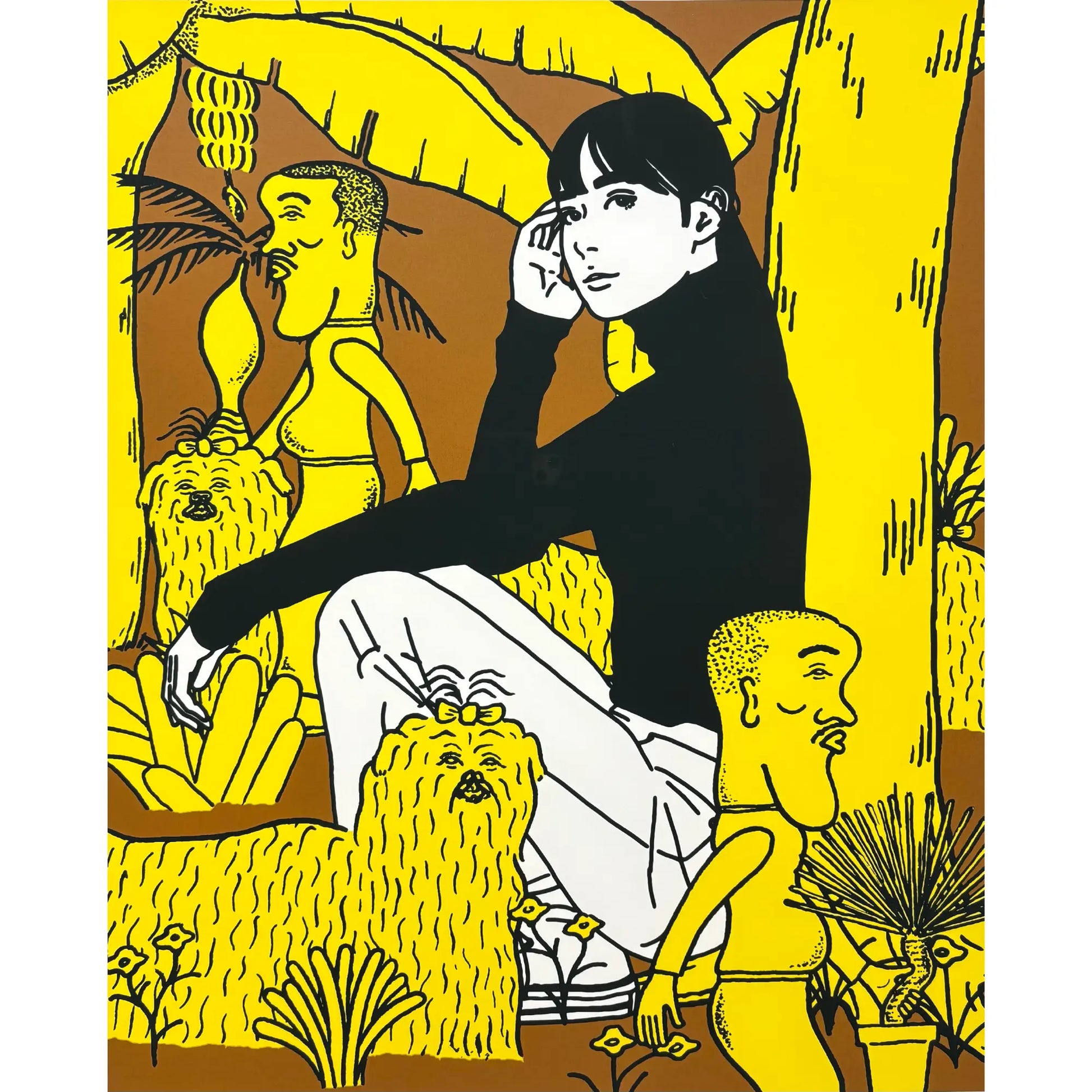 KYNE × NONCHELEEE (キネ × ノンチェリー)「Untitled, 2024 (Yellow