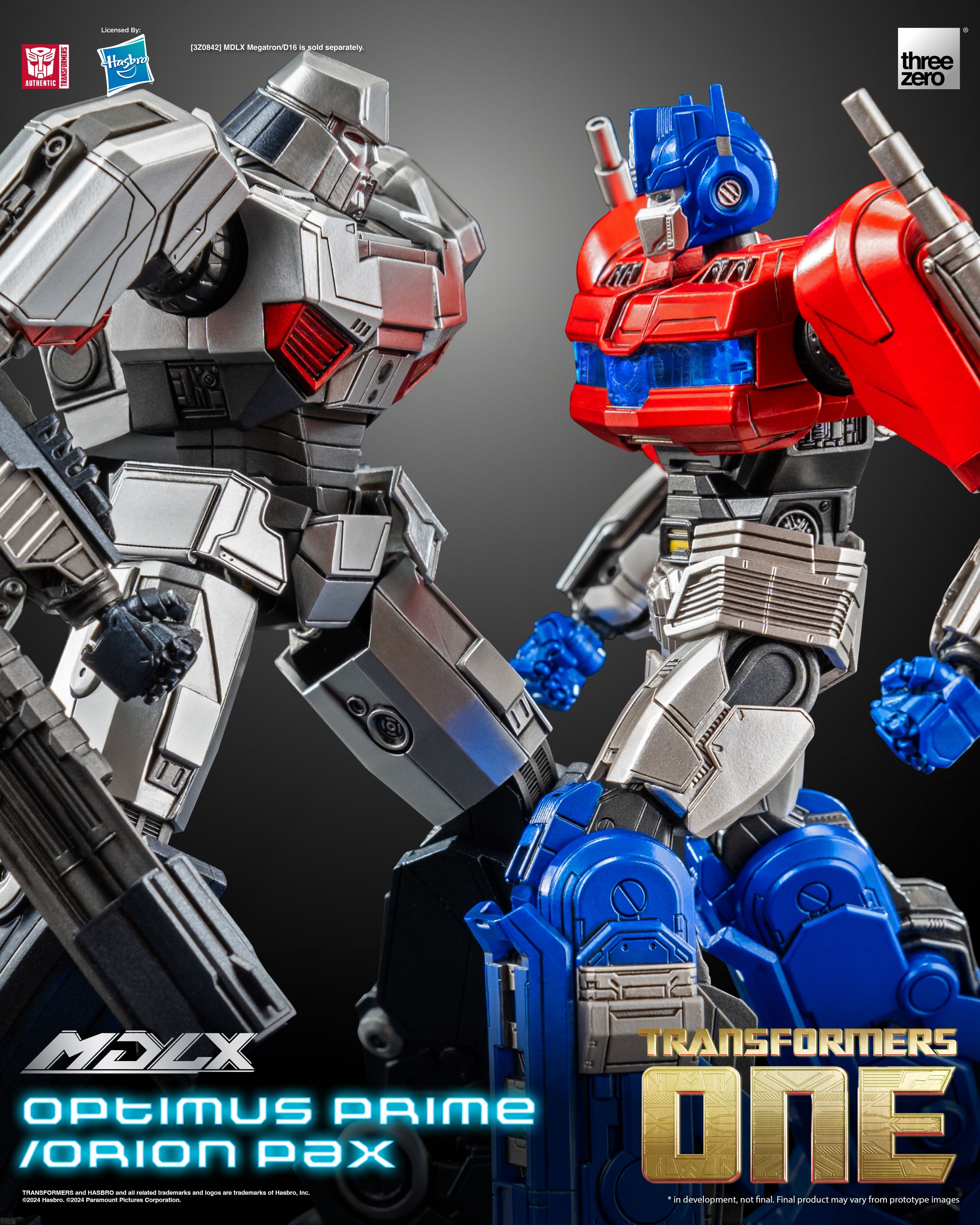ThreeZero Transformers One MDLX Optimus Prime/Orion Pax